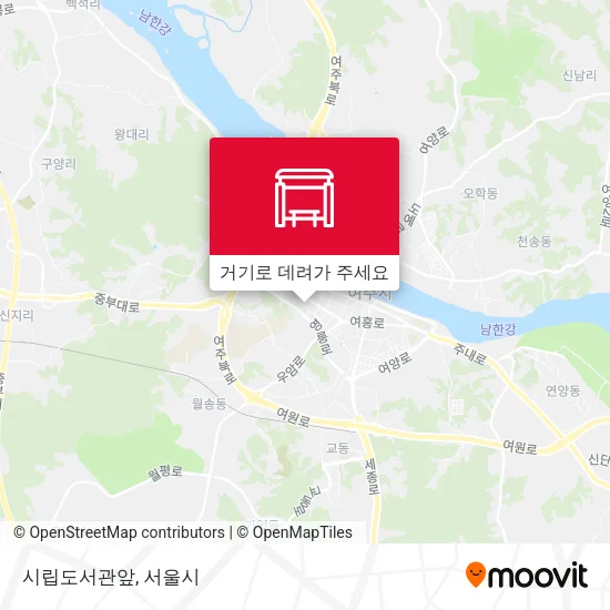 시립도서관앞 지도