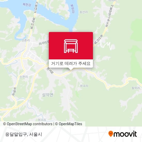 응달말입구 지도
