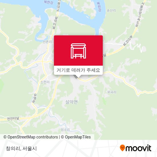 창의리 지도