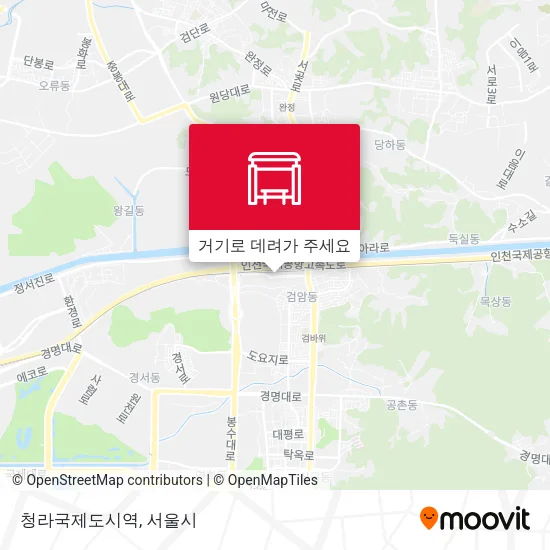 청라국제도시역 지도