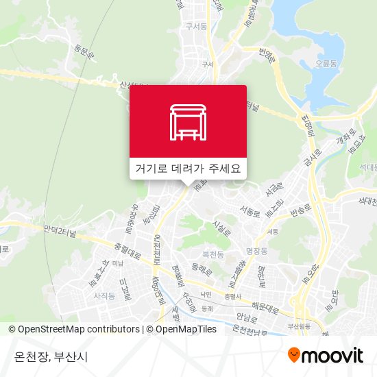 온천장 지도