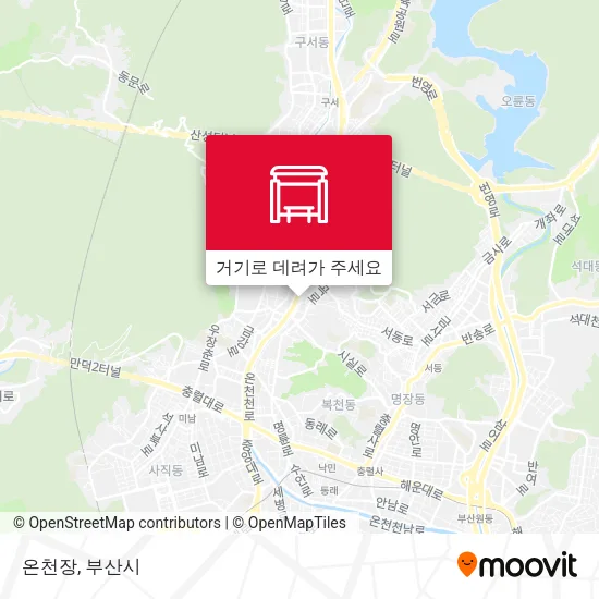온천장 지도