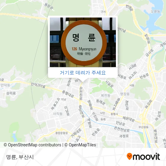 명륜 지도