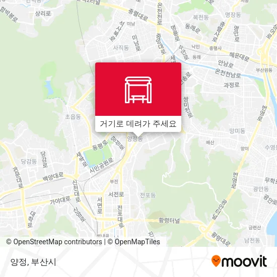양정 지도