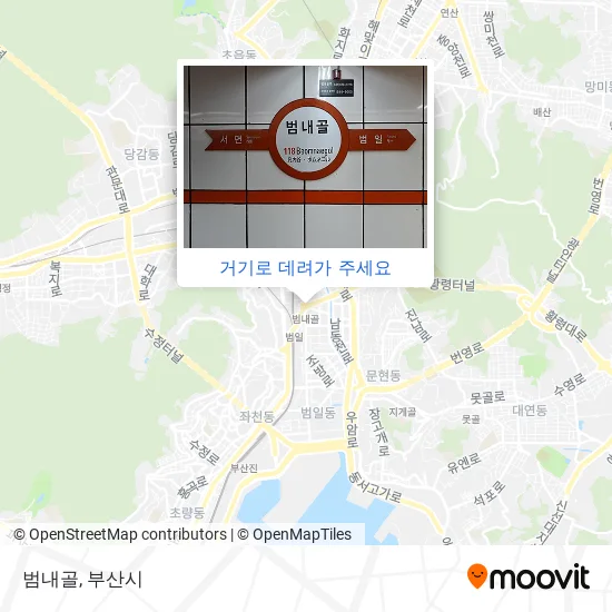범내골 지도