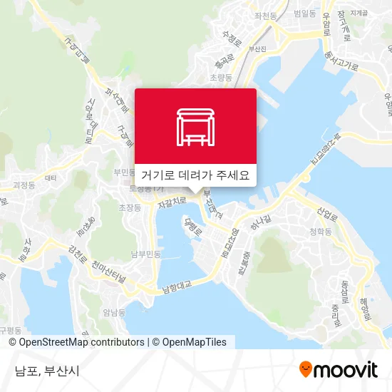 남포 지도