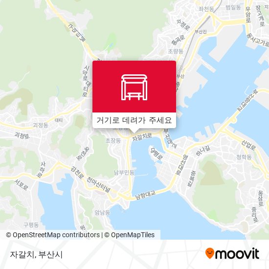 자갈치 지도