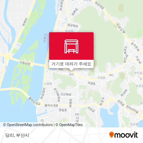 당리 지도