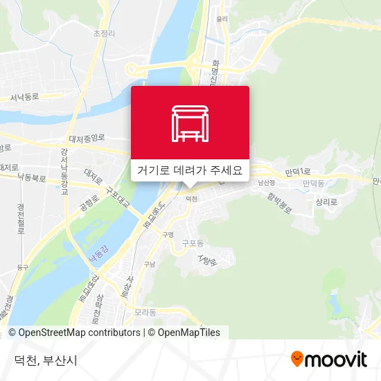 덕천 지도