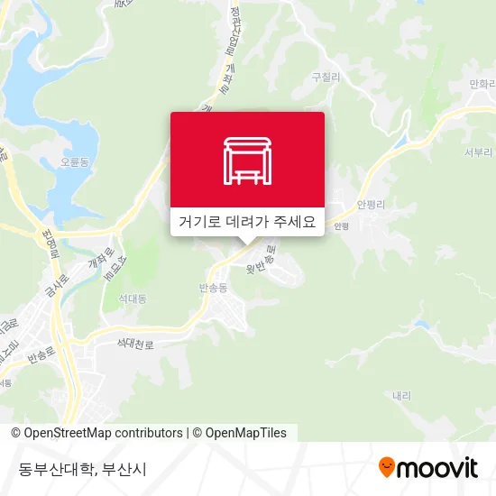 동부산대학 지도