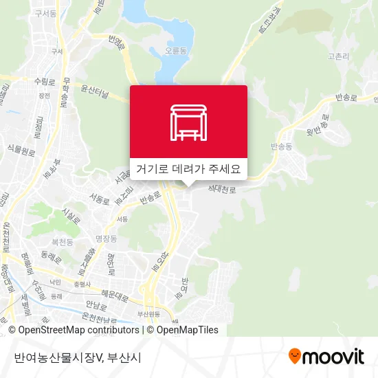 반여농산물시장V 지도
