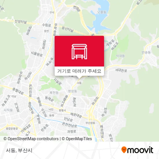 서동 지도