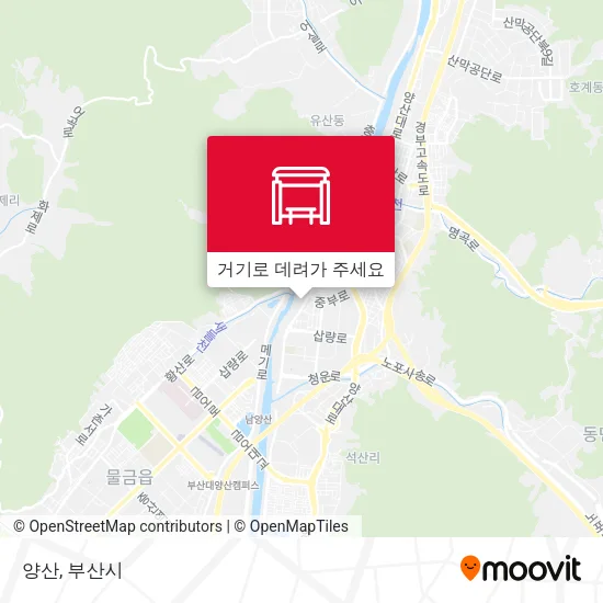 양산 지도