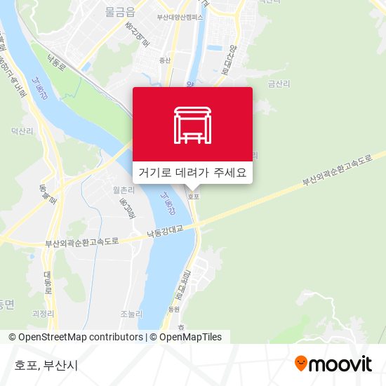 호포 지도