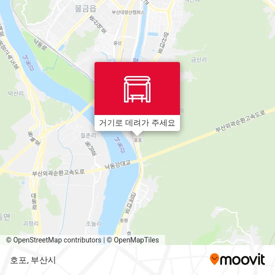 호포 지도