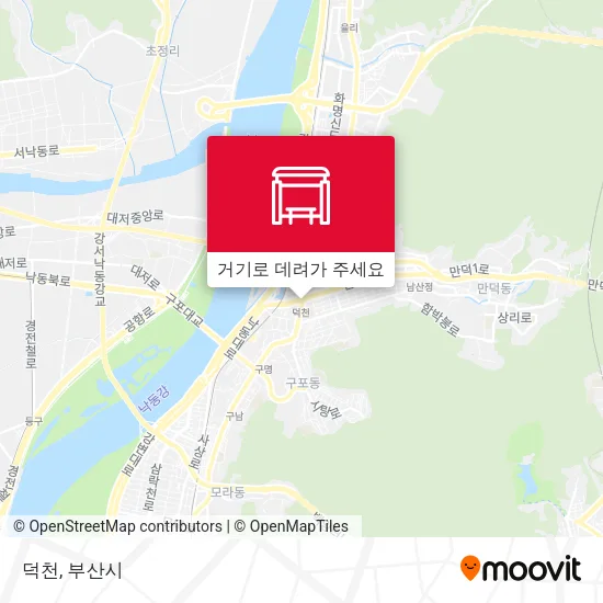 덕천 지도