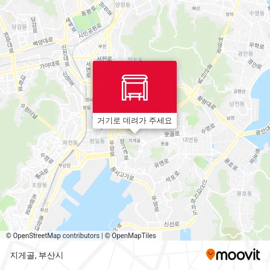 지게골 지도