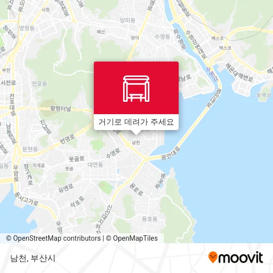 남천 지도