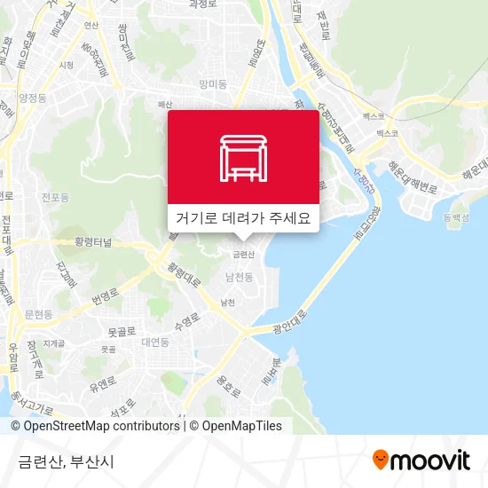 금련산 지도