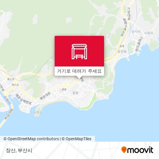 장산 지도