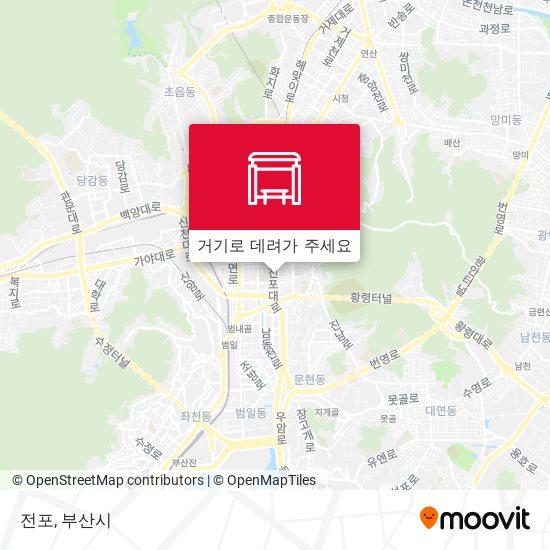 전포 지도