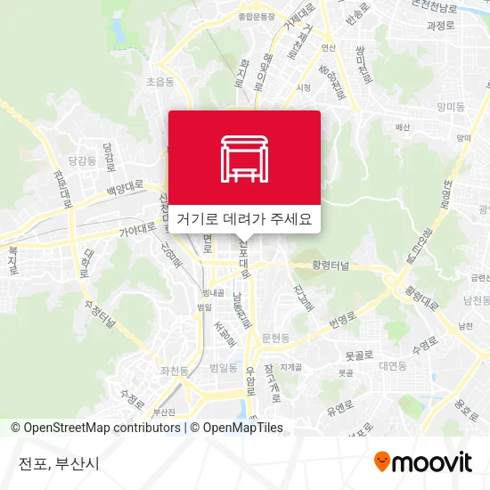 전포 지도