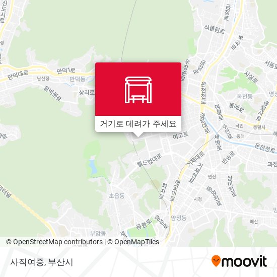 사직여중 지도