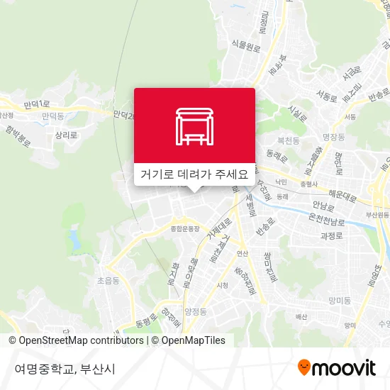 여명중학교 지도