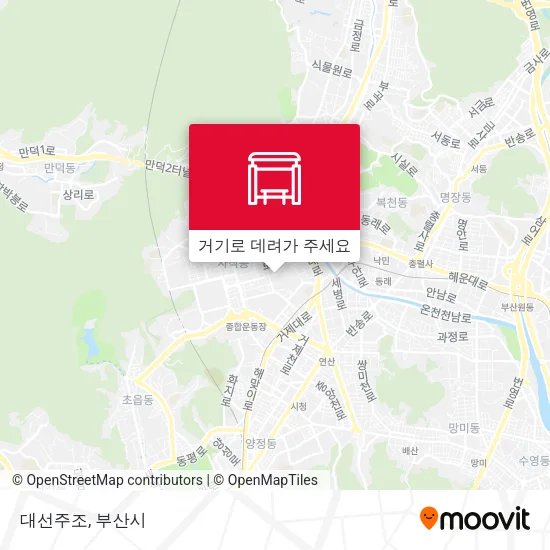 대선주조 지도