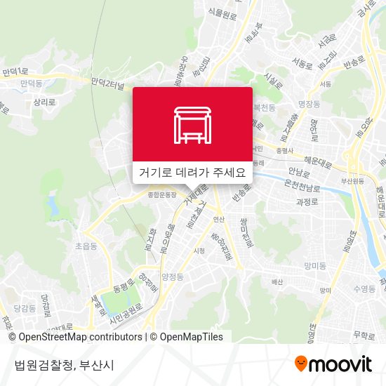 법원검찰청 지도