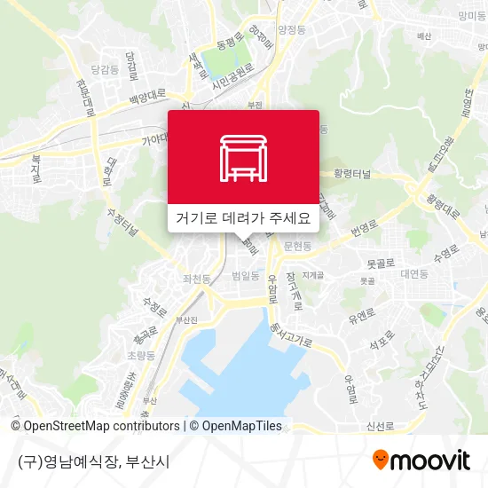 (구)영남예식장 지도