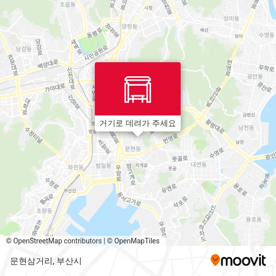 문현삼거리 지도