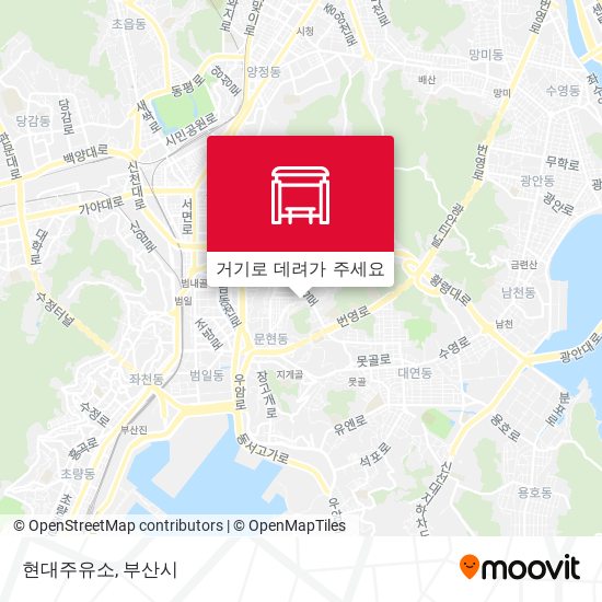 현대주유소 지도