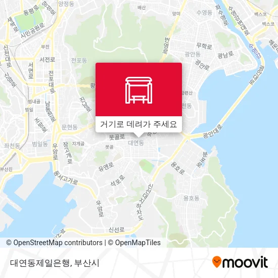 대연동제일은행 지도