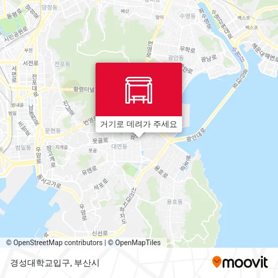 경성대학교입구 지도