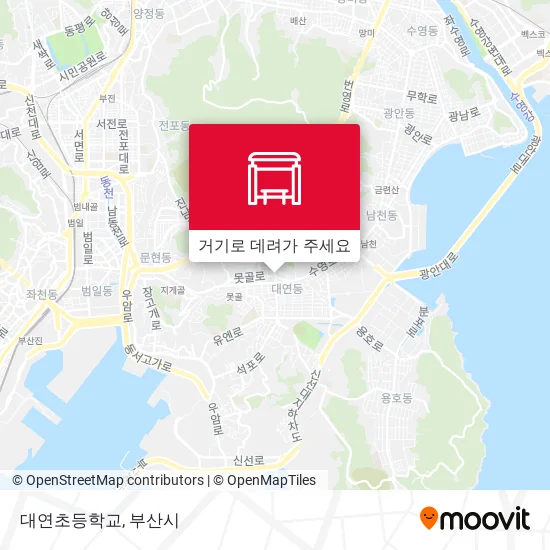 대연초등학교 지도