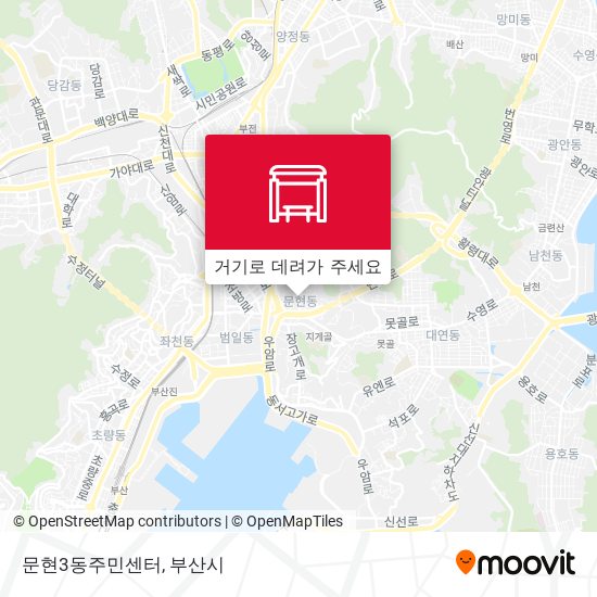 문현3동주민센터 지도
