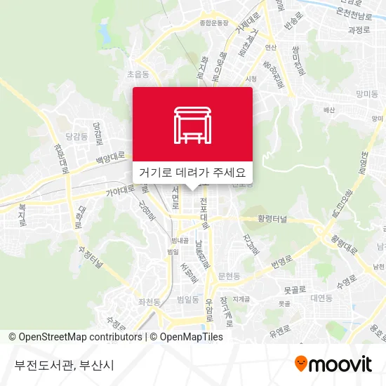 부전도서관 지도