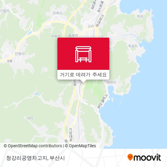 청강리공영차고지 지도