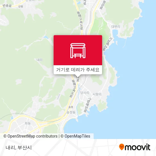 내리 지도