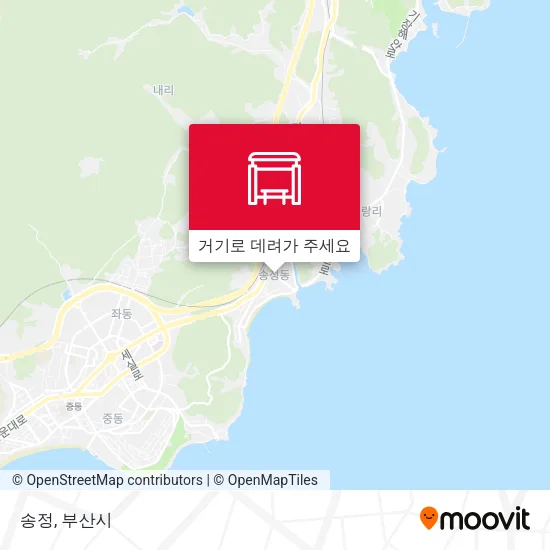 송정 지도