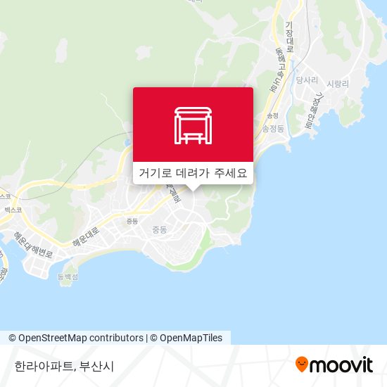 한라아파트 지도