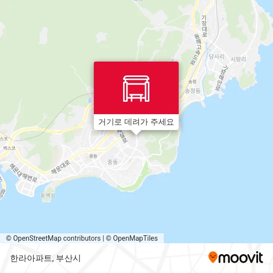 한라아파트 지도