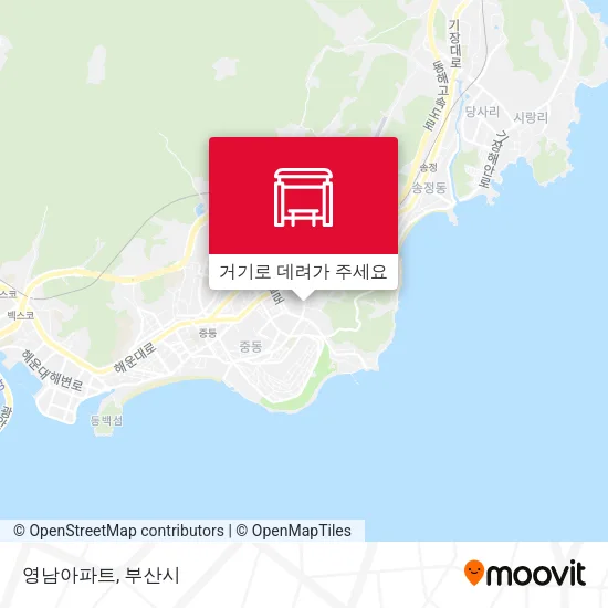 영남아파트 지도