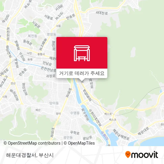 해운대경찰서 지도