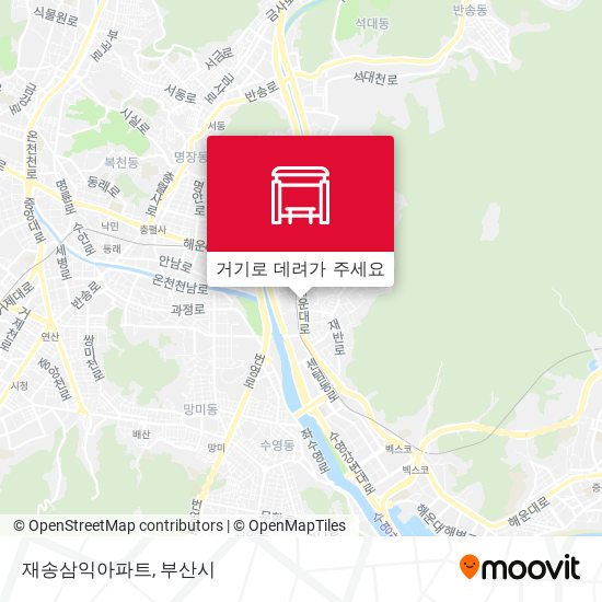 재송삼익아파트 지도