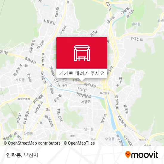 안락동 지도
