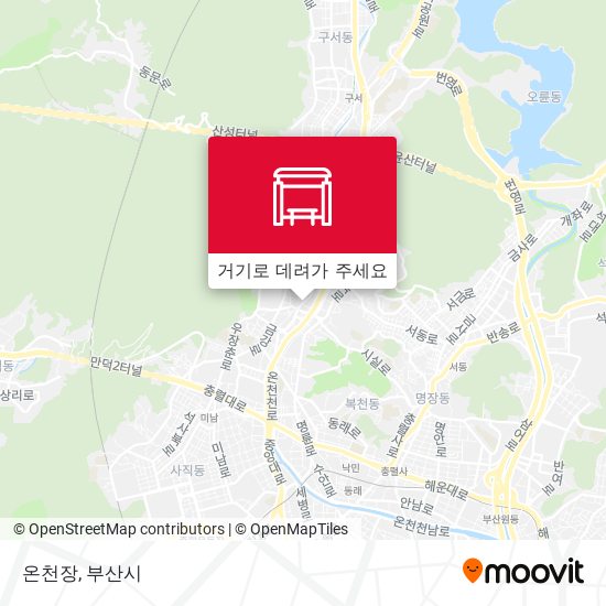 온천장 지도