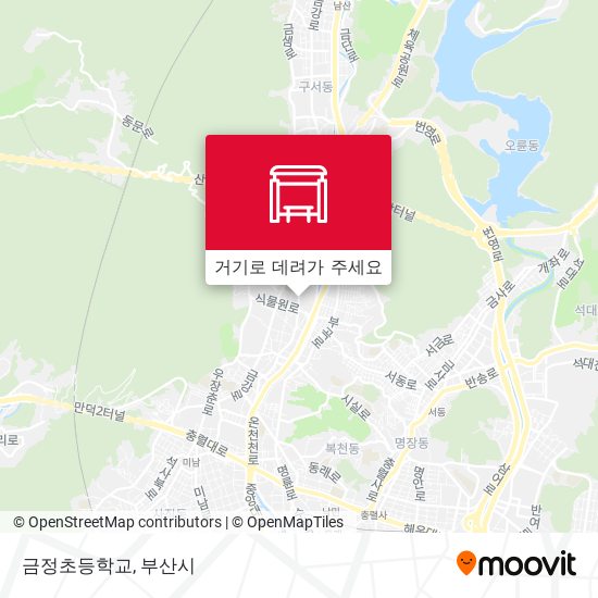 금정초등학교 지도