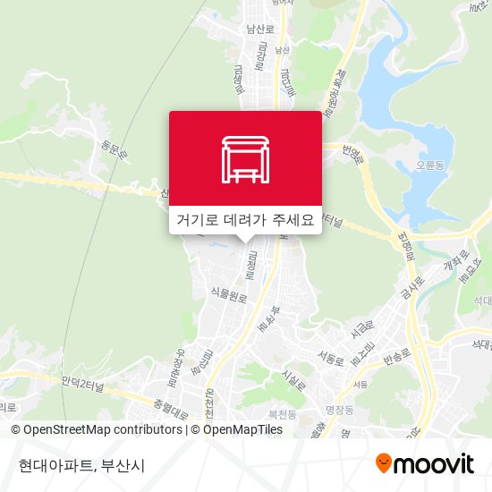 현대아파트 지도